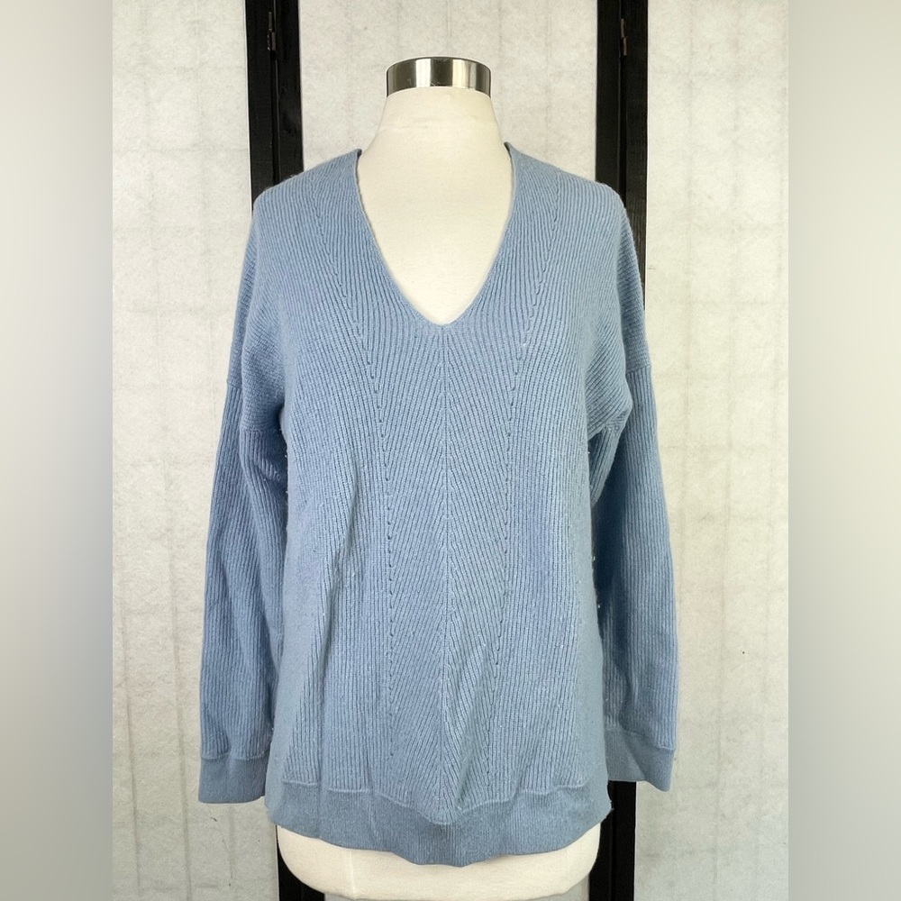Vince Blue Knit Sweater